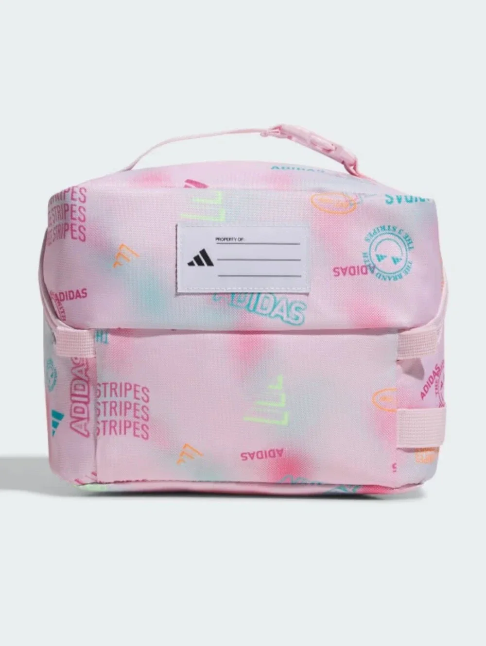 * Adidas Girl's Affiliate Logo School Collegiate Office Lunch Bag Pink/White